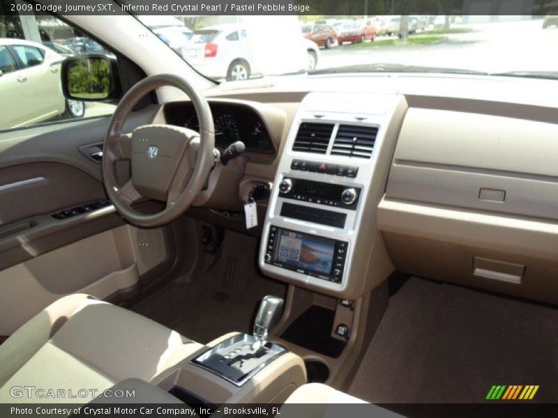 Inferno Red Crystal Pearl / Pastel Pebble Beige 2009 Dodge Journey SXT