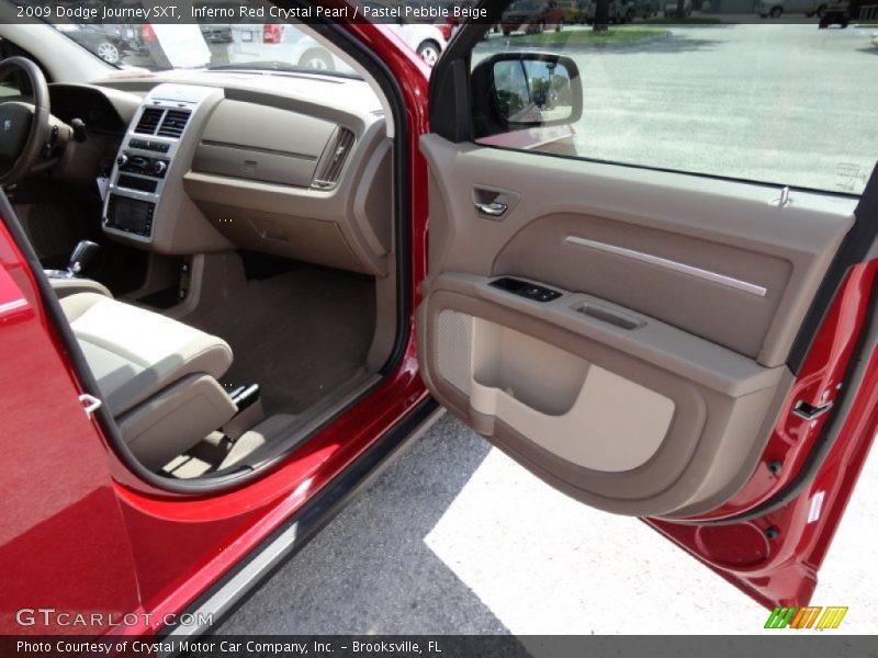 Inferno Red Crystal Pearl / Pastel Pebble Beige 2009 Dodge Journey SXT