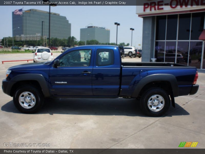 Indigo Ink Pearl / Graphite Gray 2007 Toyota Tacoma V6 PreRunner Access Cab