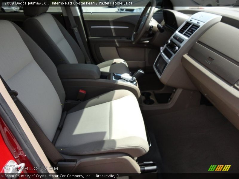 Inferno Red Crystal Pearl / Pastel Pebble Beige 2009 Dodge Journey SXT