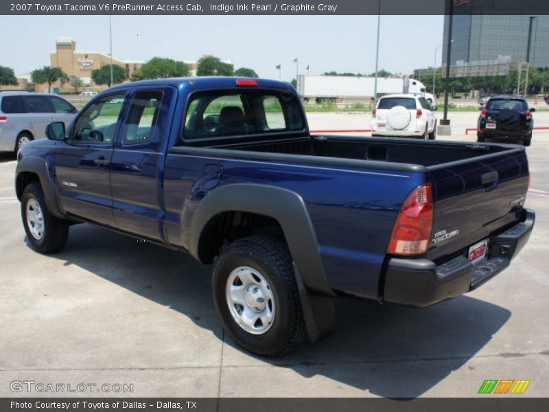 Indigo Ink Pearl / Graphite Gray 2007 Toyota Tacoma V6 PreRunner Access Cab