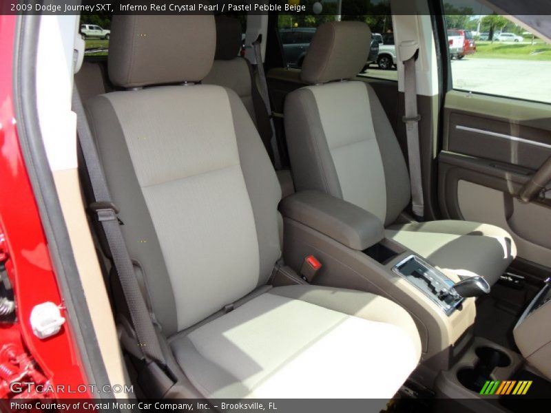 Inferno Red Crystal Pearl / Pastel Pebble Beige 2009 Dodge Journey SXT