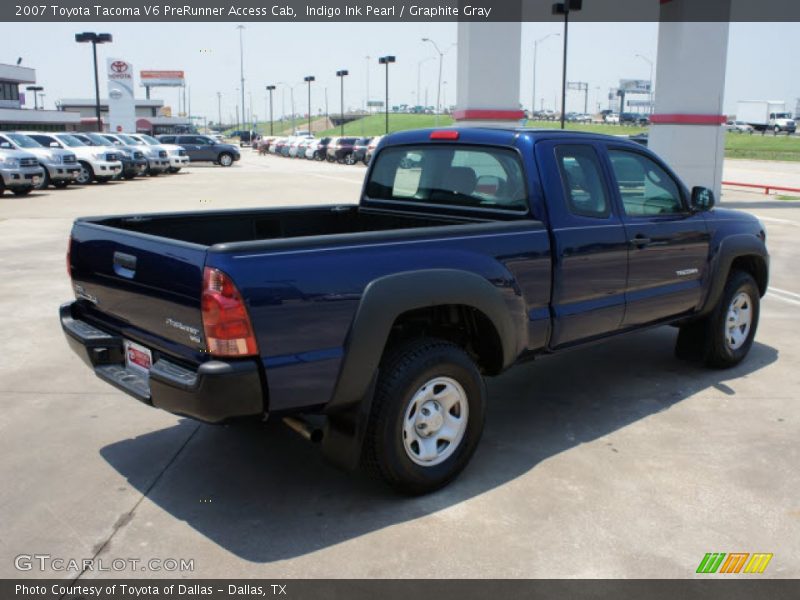 Indigo Ink Pearl / Graphite Gray 2007 Toyota Tacoma V6 PreRunner Access Cab