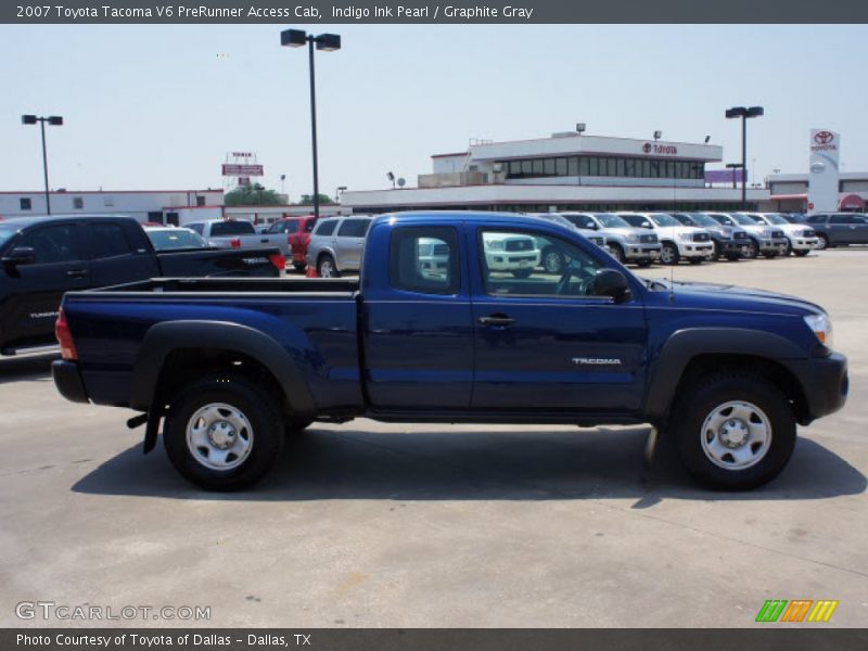 Indigo Ink Pearl / Graphite Gray 2007 Toyota Tacoma V6 PreRunner Access Cab