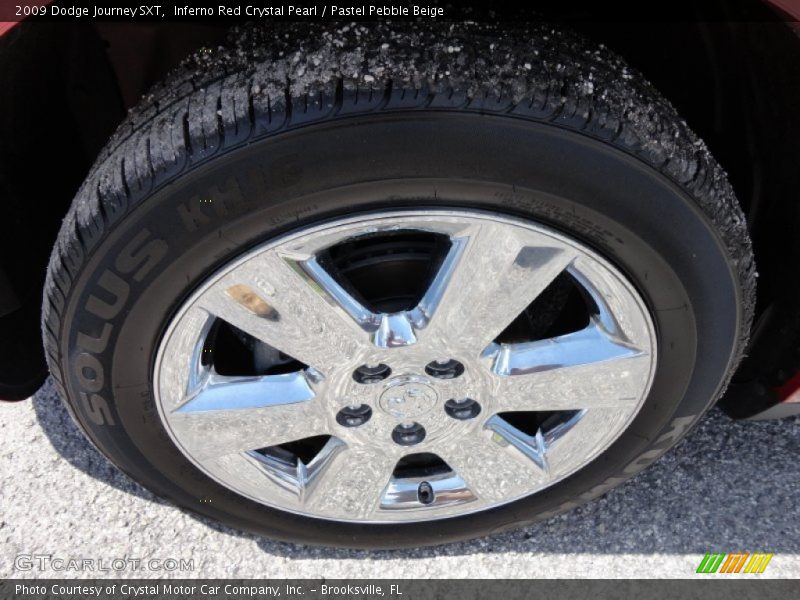 Inferno Red Crystal Pearl / Pastel Pebble Beige 2009 Dodge Journey SXT