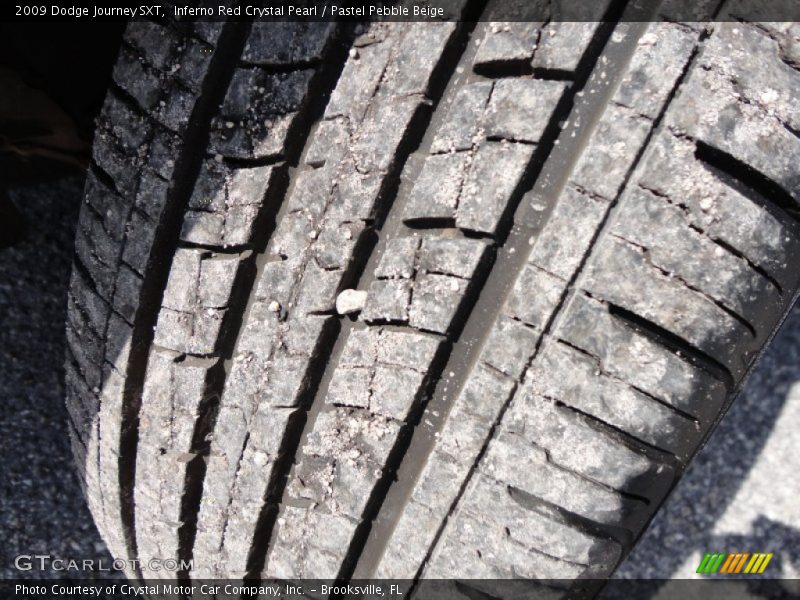 Inferno Red Crystal Pearl / Pastel Pebble Beige 2009 Dodge Journey SXT