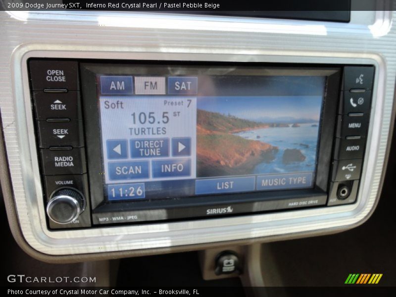 Inferno Red Crystal Pearl / Pastel Pebble Beige 2009 Dodge Journey SXT