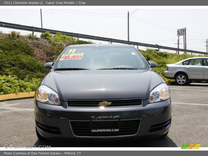 Cyber Gray Metallic / Gray 2011 Chevrolet Impala LS