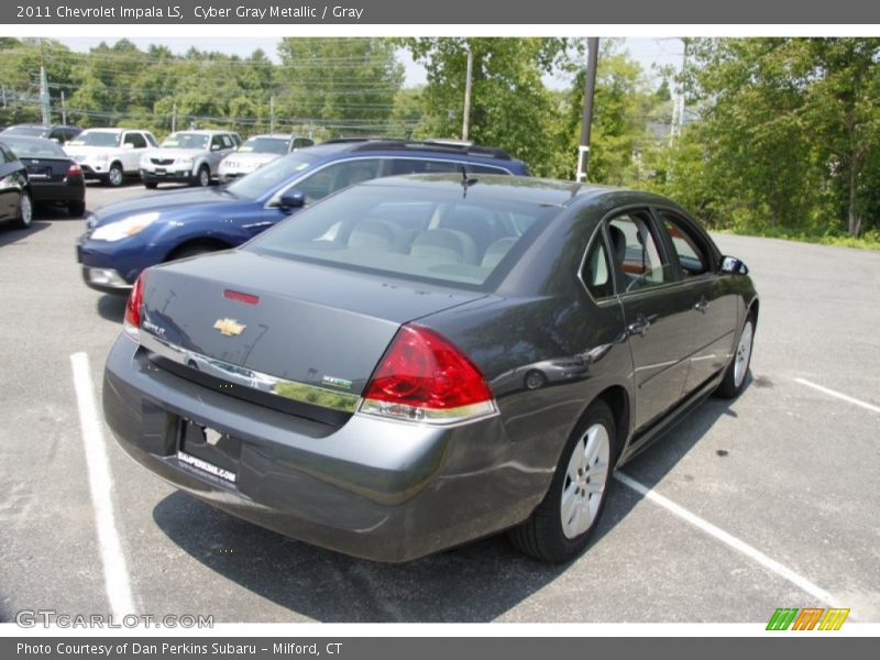 Cyber Gray Metallic / Gray 2011 Chevrolet Impala LS