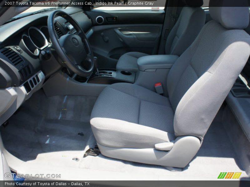 Indigo Ink Pearl / Graphite Gray 2007 Toyota Tacoma V6 PreRunner Access Cab