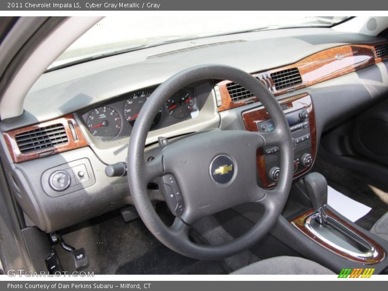 Cyber Gray Metallic / Gray 2011 Chevrolet Impala LS