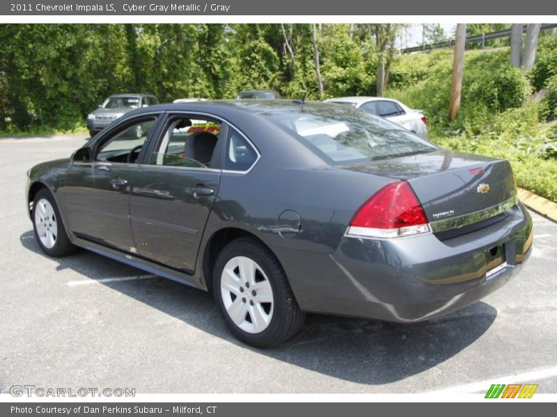 Cyber Gray Metallic / Gray 2011 Chevrolet Impala LS