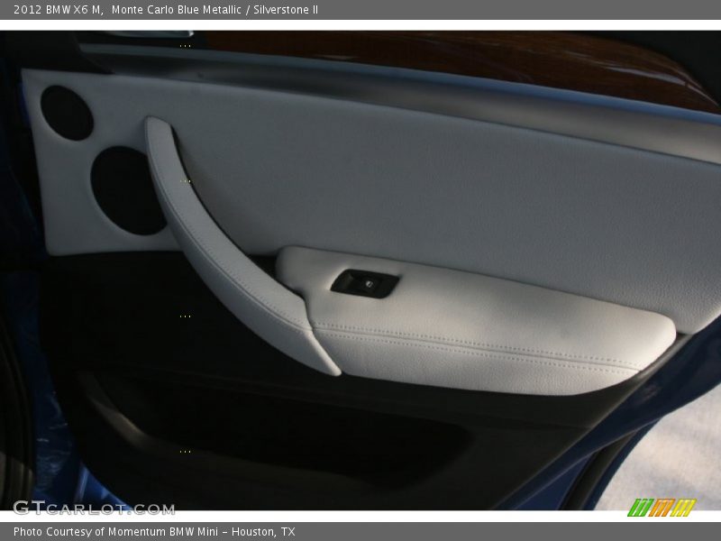 Monte Carlo Blue Metallic / Silverstone II 2012 BMW X6 M