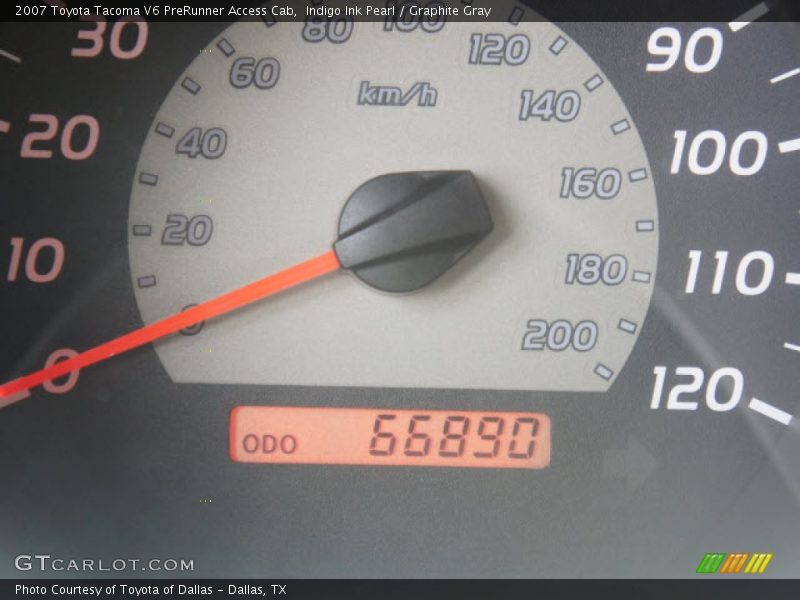 Indigo Ink Pearl / Graphite Gray 2007 Toyota Tacoma V6 PreRunner Access Cab
