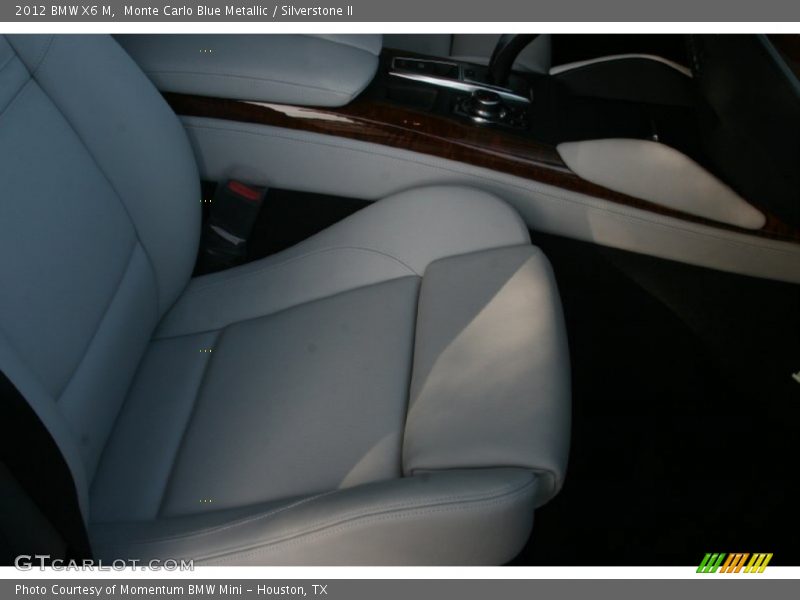 Monte Carlo Blue Metallic / Silverstone II 2012 BMW X6 M