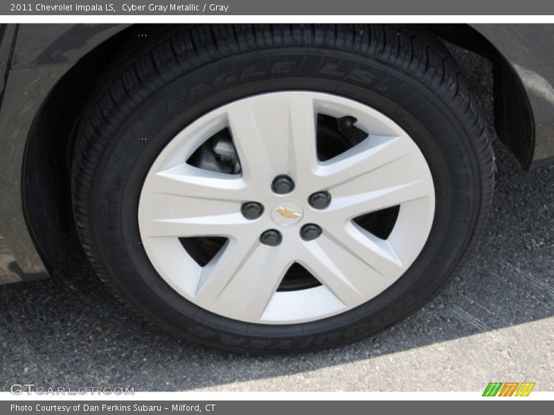 Cyber Gray Metallic / Gray 2011 Chevrolet Impala LS
