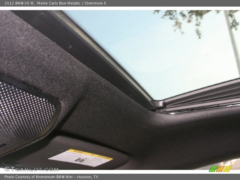 Monte Carlo Blue Metallic / Silverstone II 2012 BMW X6 M