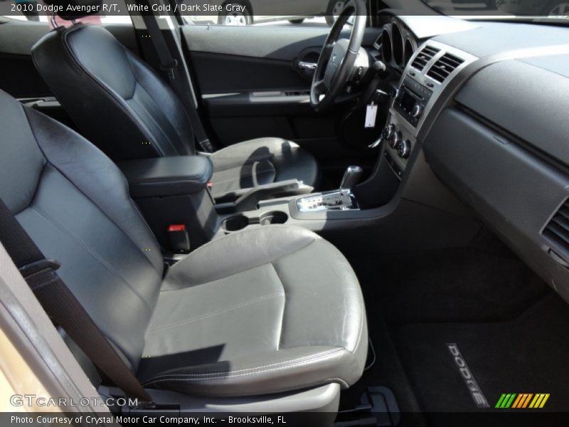 White Gold / Dark Slate Gray 2010 Dodge Avenger R/T