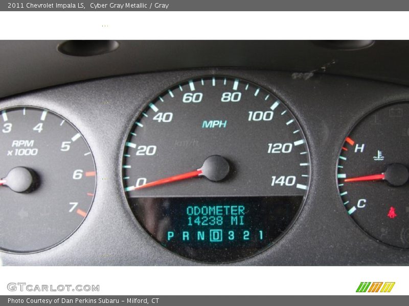 Cyber Gray Metallic / Gray 2011 Chevrolet Impala LS