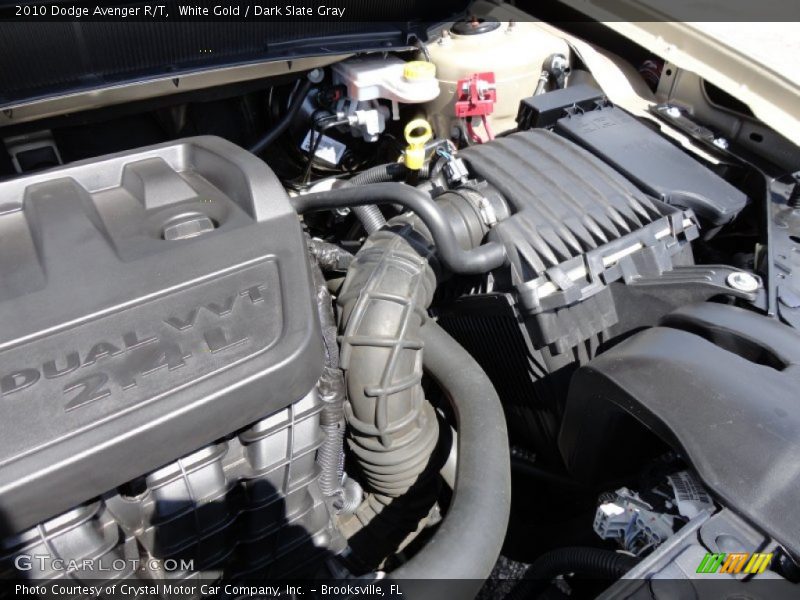 White Gold / Dark Slate Gray 2010 Dodge Avenger R/T