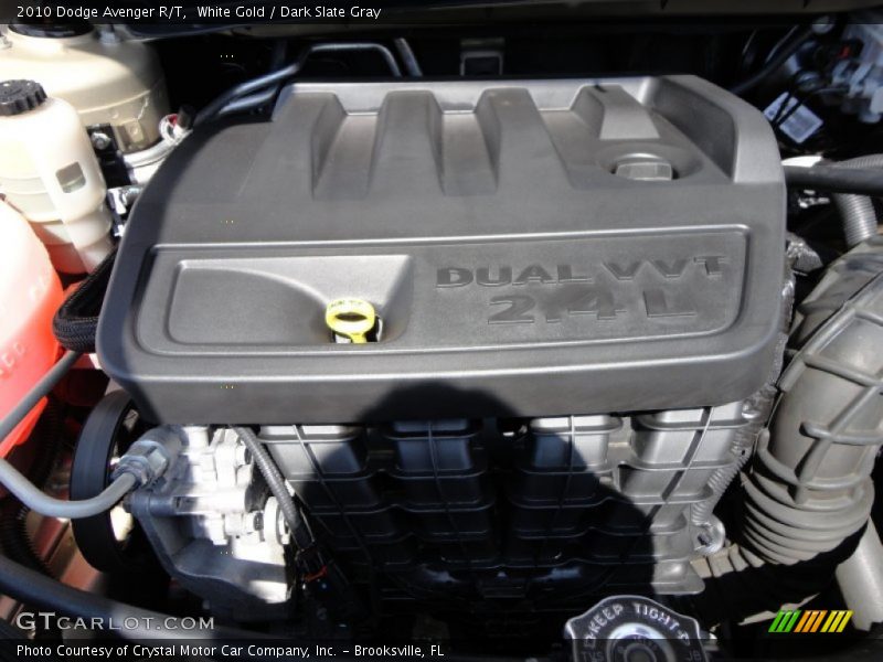 White Gold / Dark Slate Gray 2010 Dodge Avenger R/T
