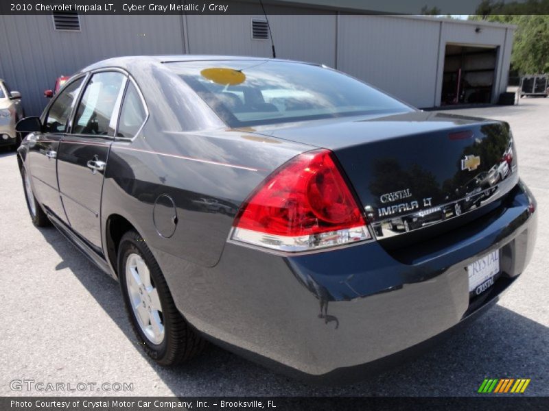 Cyber Gray Metallic / Gray 2010 Chevrolet Impala LT