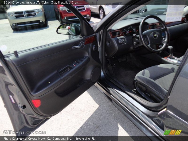 Cyber Gray Metallic / Gray 2010 Chevrolet Impala LT