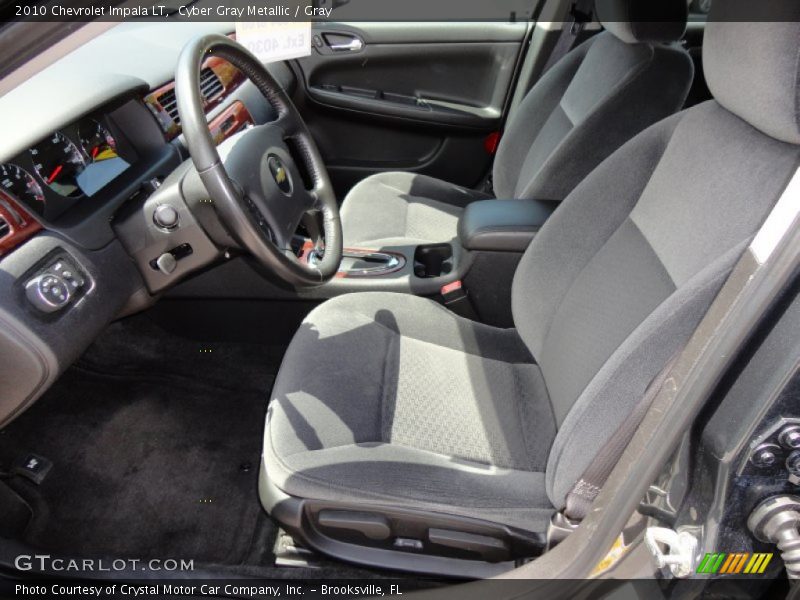 Cyber Gray Metallic / Gray 2010 Chevrolet Impala LT
