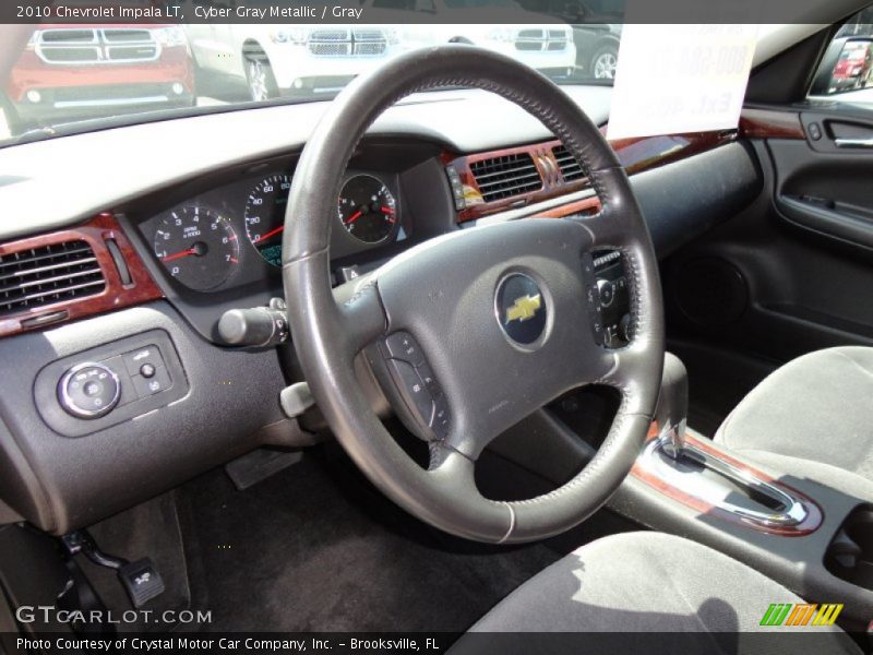 Cyber Gray Metallic / Gray 2010 Chevrolet Impala LT