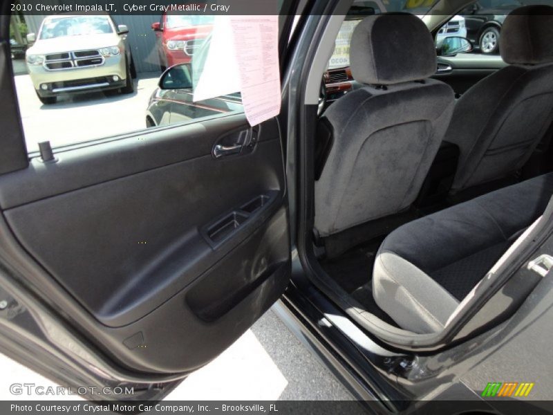 Cyber Gray Metallic / Gray 2010 Chevrolet Impala LT