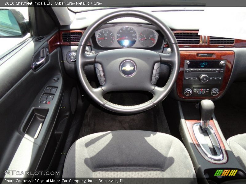 Cyber Gray Metallic / Gray 2010 Chevrolet Impala LT