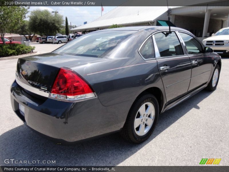 Cyber Gray Metallic / Gray 2010 Chevrolet Impala LT