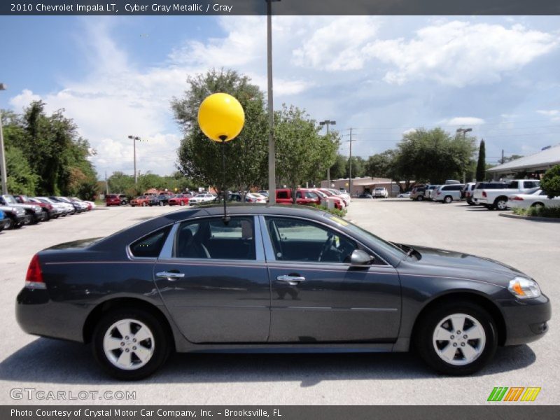 Cyber Gray Metallic / Gray 2010 Chevrolet Impala LT