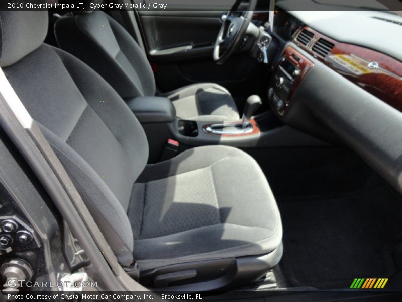 Cyber Gray Metallic / Gray 2010 Chevrolet Impala LT