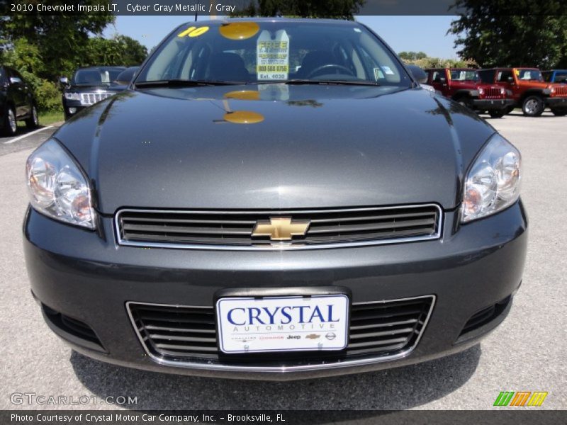 Cyber Gray Metallic / Gray 2010 Chevrolet Impala LT