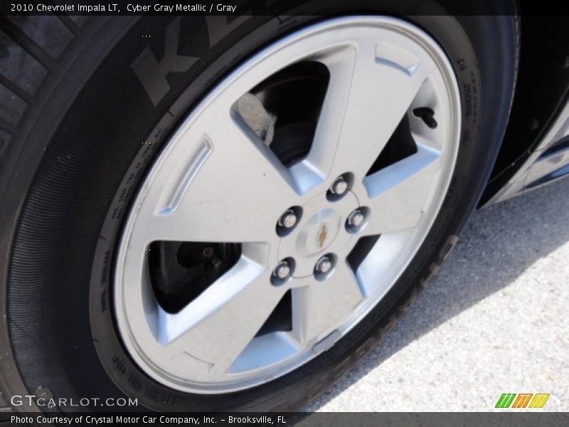 Cyber Gray Metallic / Gray 2010 Chevrolet Impala LT