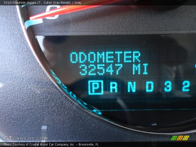 Cyber Gray Metallic / Gray 2010 Chevrolet Impala LT