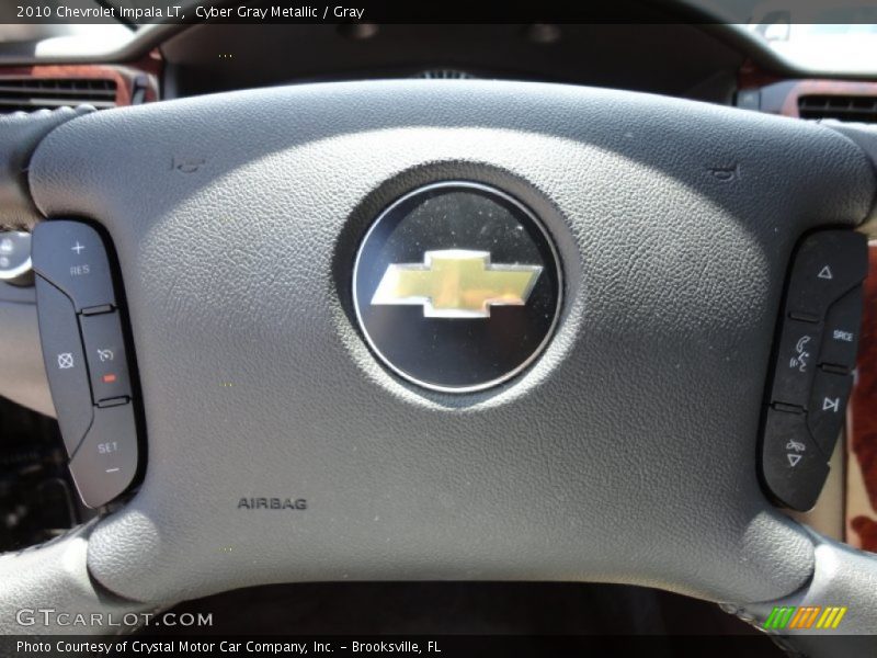 Cyber Gray Metallic / Gray 2010 Chevrolet Impala LT