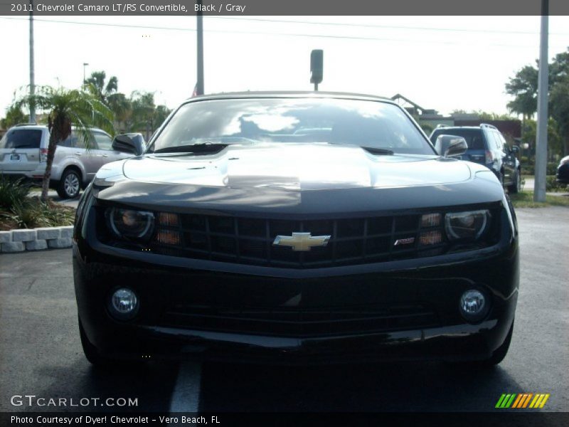 Black / Gray 2011 Chevrolet Camaro LT/RS Convertible