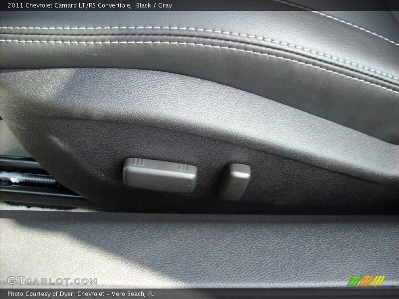 Black / Gray 2011 Chevrolet Camaro LT/RS Convertible