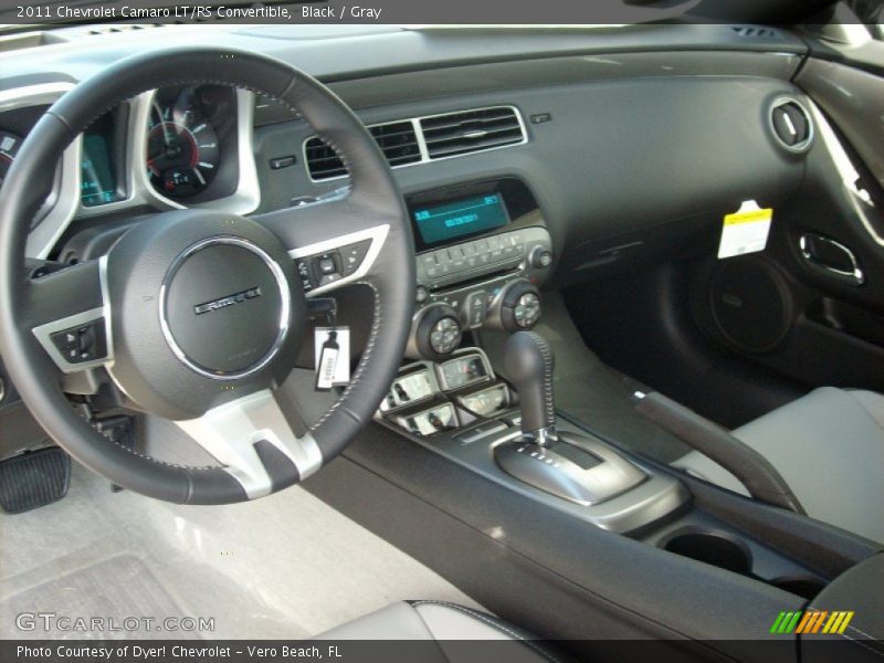 Gray Interior - 2011 Camaro LT/RS Convertible 