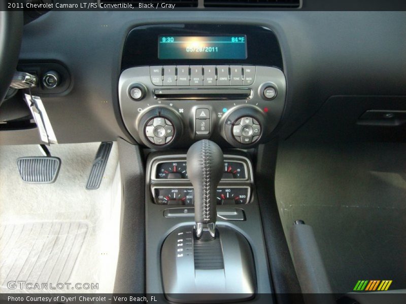 Controls of 2011 Camaro LT/RS Convertible