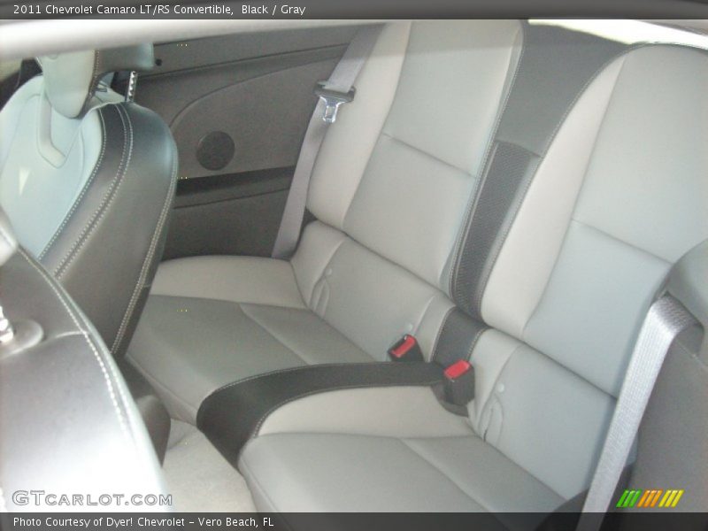 2011 Camaro LT/RS Convertible Gray Interior