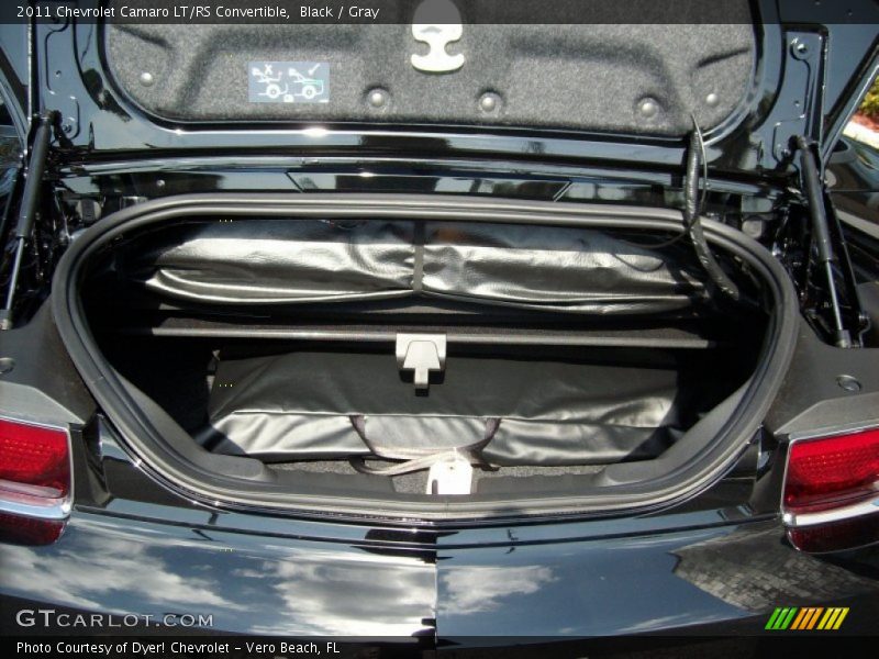 Black / Gray 2011 Chevrolet Camaro LT/RS Convertible