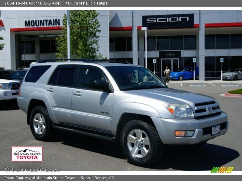 Titanium Metallic / Taupe 2004 Toyota 4Runner SR5 4x4