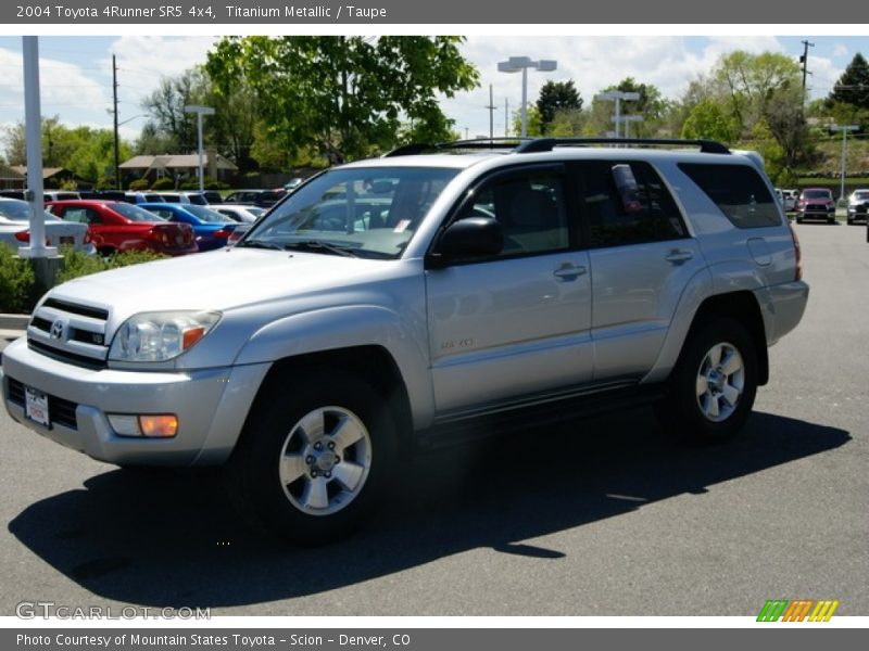 Titanium Metallic / Taupe 2004 Toyota 4Runner SR5 4x4