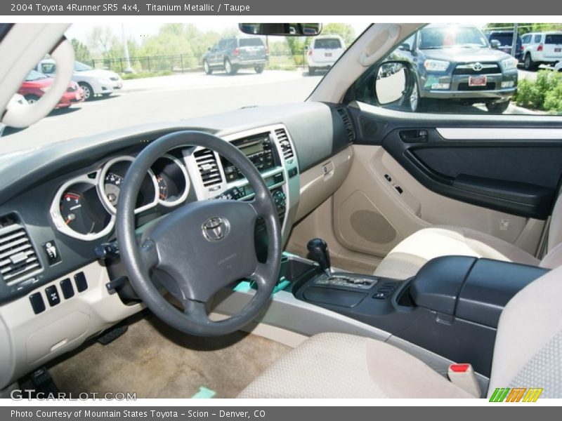 Titanium Metallic / Taupe 2004 Toyota 4Runner SR5 4x4