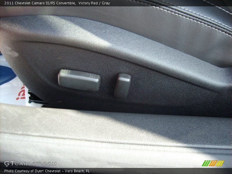 Victory Red / Gray 2011 Chevrolet Camaro SS/RS Convertible