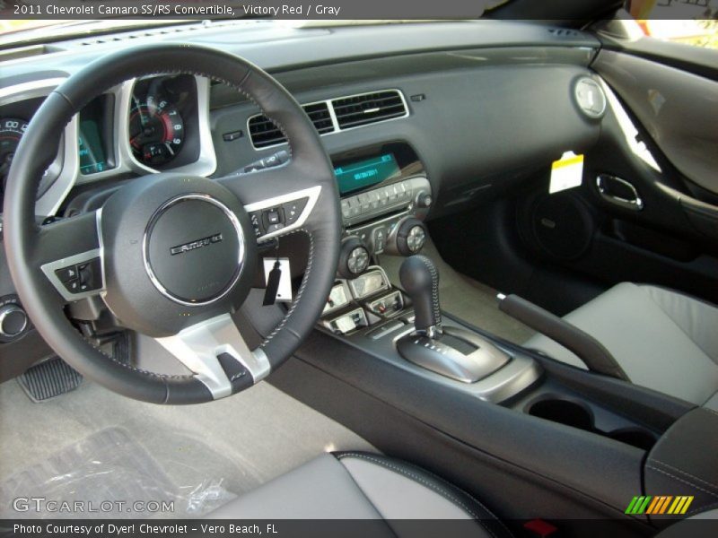 Gray Interior - 2011 Camaro SS/RS Convertible 