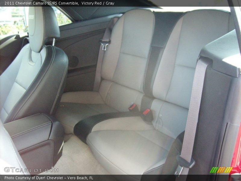 Victory Red / Gray 2011 Chevrolet Camaro SS/RS Convertible